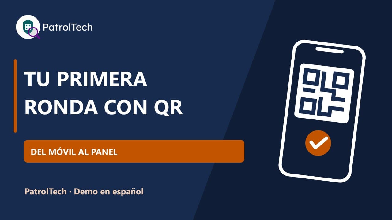 Control de rondas con QR: demo completa paso a paso