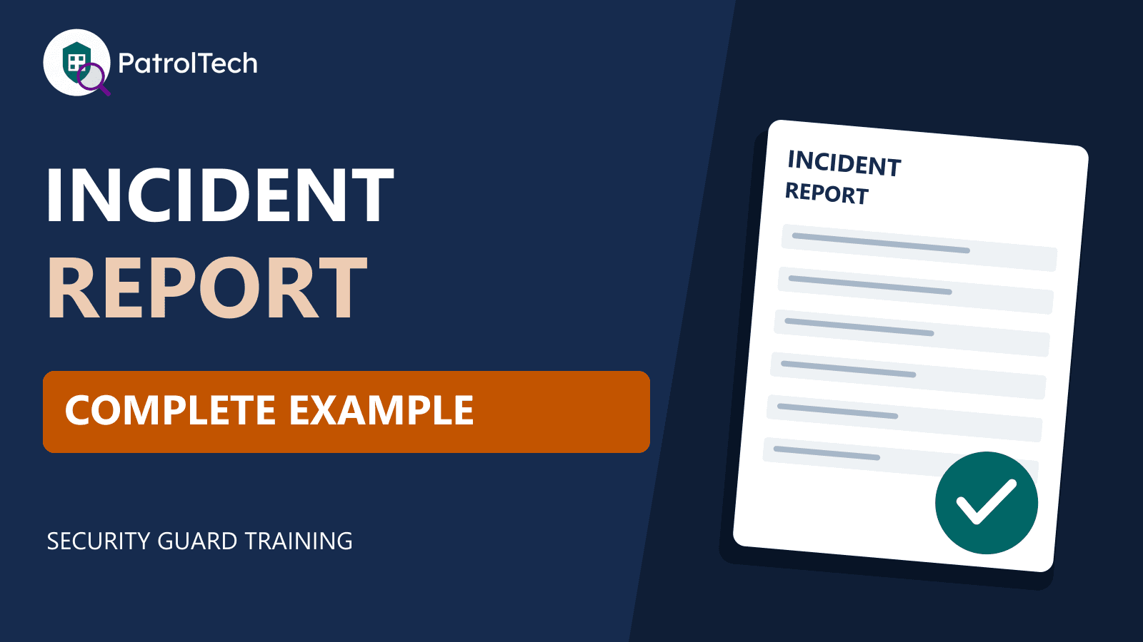 Rapport d’incident de sécurité : tutoriel en anglais