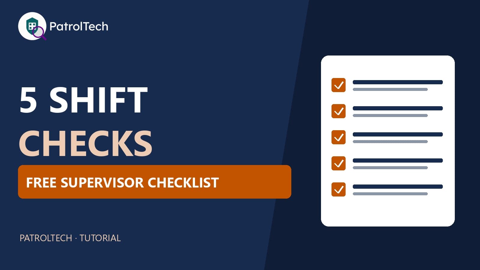 Superviseur de sécurité : 5 contrôles et checklist (vidéo en anglais)